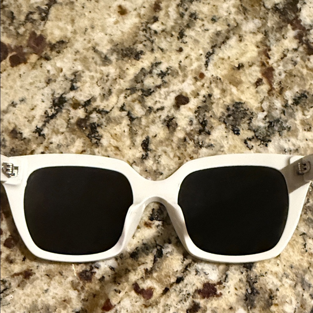 Authentic Celine White and Black Sunglasses - Picture 5 of 8